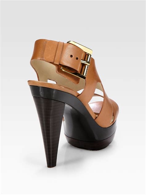 sandals michael kors women shoes|Michael Kors genuine leather sandals.